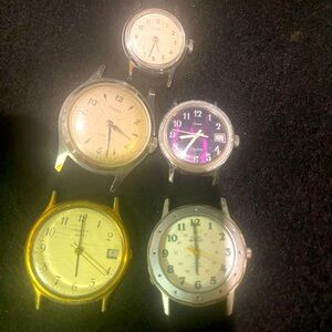 Timex Silver and Gold Watch Collection
